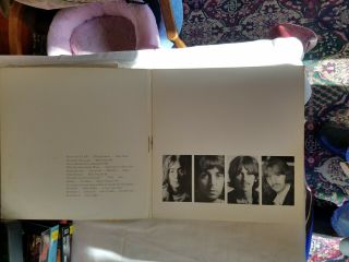 THE BEATLES White Album Gatefold Vinyl 2X LP w/ Serial Number on Cover 3
