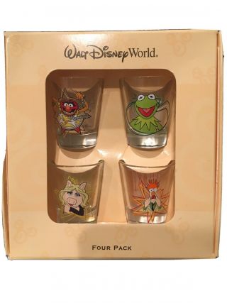 Jim Henson’s Muppets Shot Glasses Set Of 4 - Walt Disney World Look