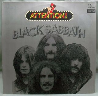 Lp Black Sabbath ‎– Attention 1972 German Press