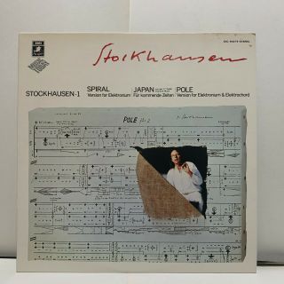 Jpn Lp Karlheinz Stockhausen Spiral / Japan / Pole Eac 80279