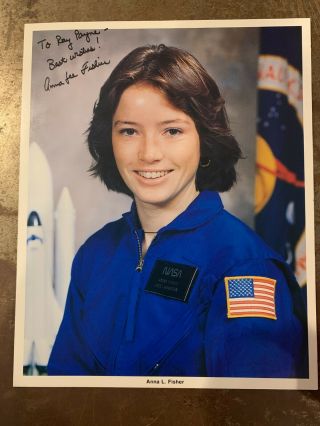 Nasa Astronaut Signed Autographed 8x10 Publicity Photo 1978 Anna L Fisher