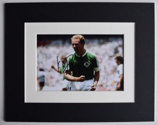 Karl Heinz Rummenigge Signed Autograph 10x8 Photo Display Germany Football