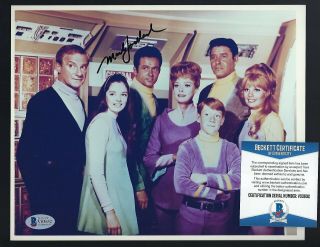 Mark Goddard Signed 8 " X 10 " Photograph Bas Authenticated Lost In Space
