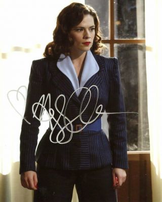 Hayley Atwell Agent Carter In Person Signed Photo Uacc