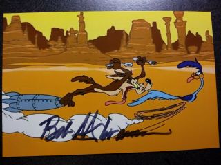 Bob Abrams Authentic Hand Signed Autograph Photo - Road Runner Cartoon Artist