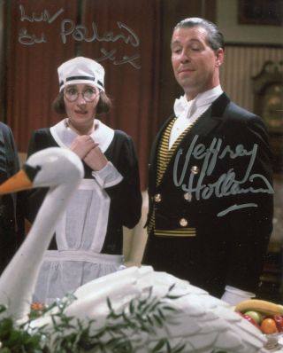 You Rang M’lord? Comedy Photo Signed By Actors Su Pollard And Jeffrey Holland