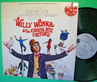 Willy Wonka & The Chocolate Factory - Paramount Ost Lp - 1971 - Gene Wilder - Ex