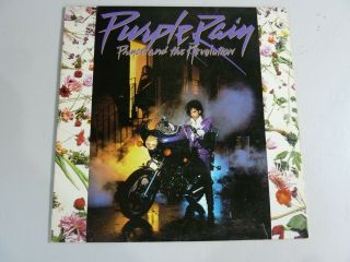 1984 Prince And The Revolution " Purple Rain " Vinyl Record Lp Wb 1 - 25110