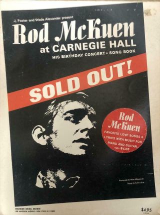 Rod Mckuen - Softcover Book Signed