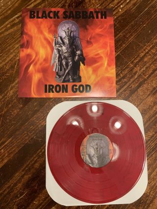 Black Sabbath Iron God Live Camden Nj 2004 Lp Record Color Vinyl Rob Halford