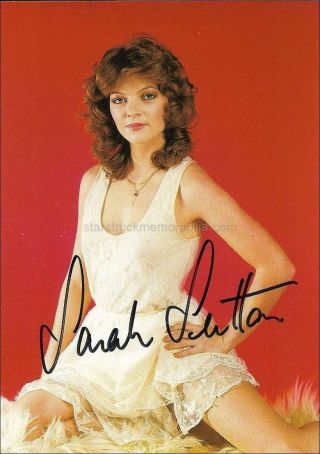 Sarah Sutton Autograph Doctor Who Hand Signed 6x4 Photocard