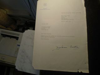 1989 Barbara Castle,  Signed Letter