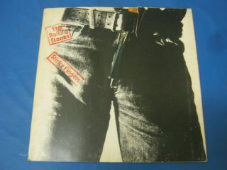 Empty Sleeve No Record The Rolling Stones Sticky Fingers Metal Zip 12891