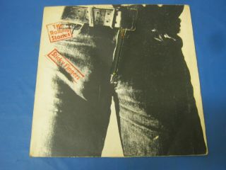 Empty Sleeve No Record The Rolling Stones Sticky Fingers Metal Zip 12923