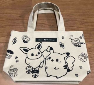 Limited Misdo × Pokemon Lucky Bag - Tote Bag Pikacyu & Eevee Japan