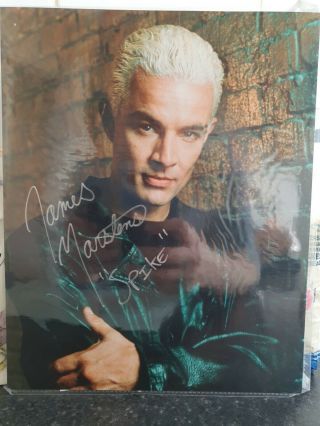 James Marsters " Spike " Signed Autograph With Certificate 10 X 8