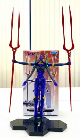 Neon Genesis Evangelion Eva Premium Figure Toy Evangelion 13 With Spear Sg25429