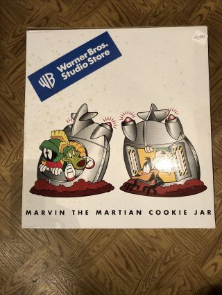 Marvin The Martian Looney Tunes Warner Bros.  Space Martian Cartoon Cookie Jar