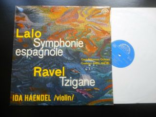 Lalo Symphonie Espagnole / Ravel Tzigane Ida Haendel Supraphon Stereo Ex,  /ex,