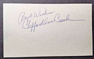 Autograph Clifford Ann Creed 1977 US Women ' s Open Golf Championship Chaska,  MN 2