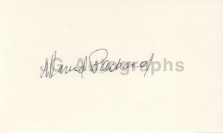David Packard - Hewlett - Packard Founder - Signed 3x5 Card