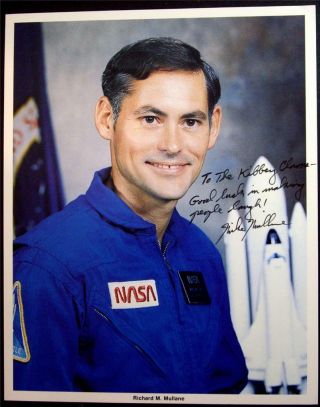 Richard Mike Mullane Nasa Astronaut Autographed 8x10 Photo
