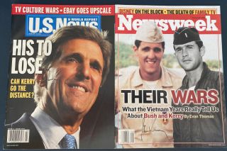 2 Auto Autographed Magazines - Secretary Of State John Kerry