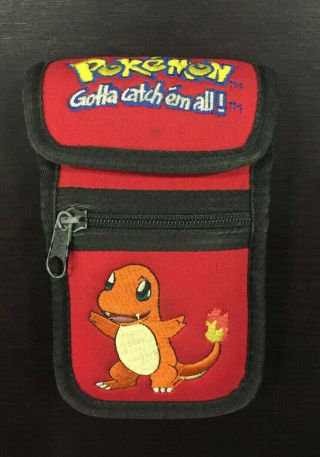 Nintendo Gameboy Color Carrying Case Pokemon - Red Charmander Rare