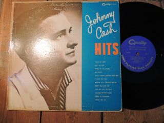 Johnny Cash - Great Hits Canadian Quality Lp 1619 I Walk The Line Etc