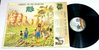 Tribute To The Martyrs By Steel Pulse Lp Reggae Nm