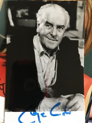 Hand Signed George Cole Small Photograph