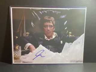 Signed 8.  5x11 Photo Of Al Pacino - " Scarface  The Godfather " - Autographed