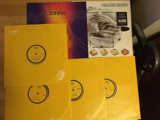 Drum And Bass - John B - Rare 4 X Vinyl Album - Visions & 2 Singles (6 Disc Total)