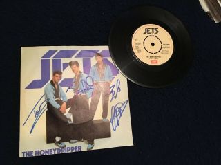 The Jets - Fully Signed - The Honeydripper (7 ",  Single)