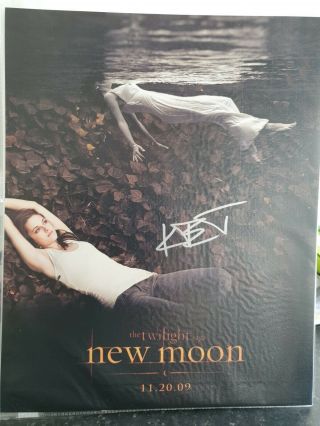 Twilight Moon.  Kristen Stewart " Bella " Signed Autograph With Certificate.