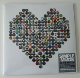 Simple Minds 40: The Best Of Limited Edition Silver Vinyl /
