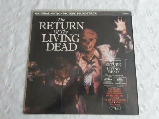 Return Of The Living Dead Soundtrack 12 " Vinyl Lp Wik38 Cramps Damned