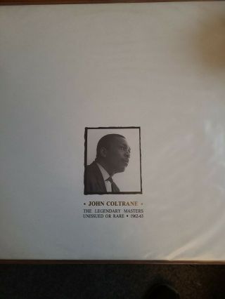 John Coltrane The Legendary Masters Unissued Or Rare 1962 - 63 Lp Record Vinyl