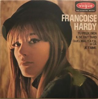 Francoise Hardy Tu Peux Bien 4 - Track Vogue 60s Ep - Rarely Seen In The Uk