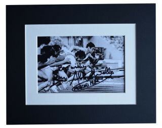 Allan Wells Signed Autograph 10x8 Photo Display Olympic 100 Metres Aftal &