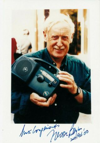 Trevor Baylis,  British Inventor Signed Photograph : Wind - Up Radio (2000)