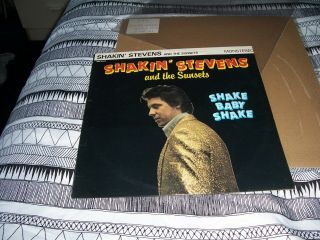 Shakin Stevens.  And The Sunsets.  10 " Shake Baby Shake.  Big Beat Records.