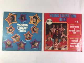 Vintage Young Talent Time Vinyl Record Set 2 Pack Greatest Track Hits