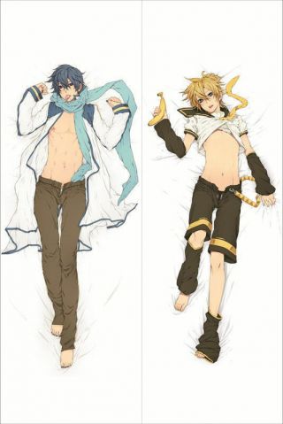 Vocaloid Kagamine Len & Kaito Anime Dakimakura Japanese Pillow Cover Hm18
