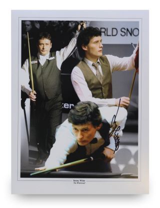 Jimmy White Signed 16x12 Photo Snooker Display Autograph Memorabilia,
