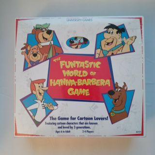 The Funtastic World Of Hanna - Barbera ●board Game By University Games
