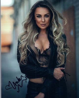 Amber Nichole Miller Signed Autograph 8x10 Photo Sexy Ufc Ring Girl Model