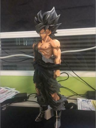 Black Anime Dragon Ball Z Super1 Saiyan Goku Statue Pvc Figure Model Doll Gift