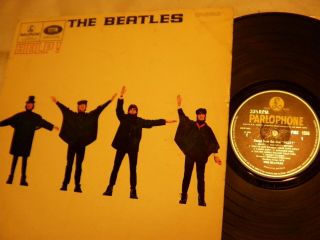 The Beatles Help Mono Parlophone Pmc 1255 Uk Lp
