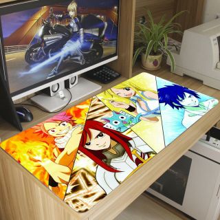 40 70cm Anime Fairy Tail Mouse Mat Big Pc Keyboard Mat Mouse Pad Game Play Mat